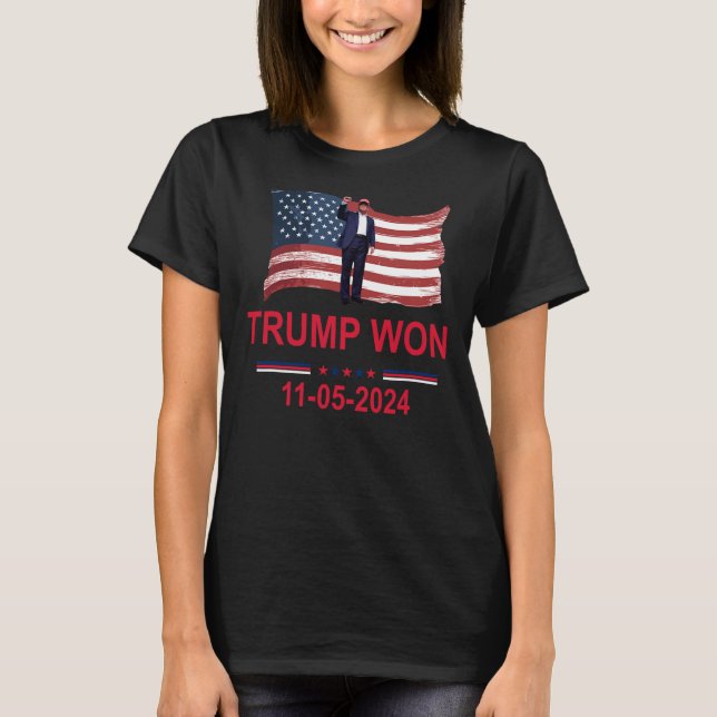 Camiseta Trump gana las elecciones de 2024 (Anverso)