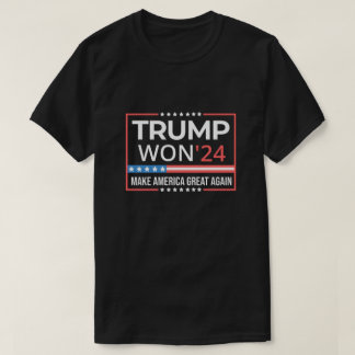 Camiseta Trump ganó de nuevo 2024