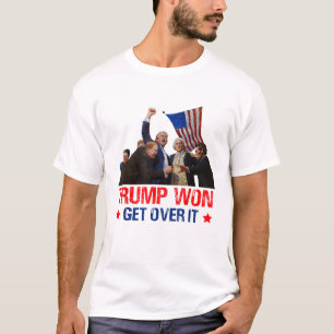 Camiseta Trump ganó el 2024 por 47º presidente de Estados U
