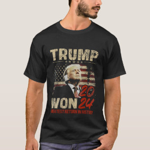 Camiseta Trump ganó el mayor retorno en la historia en 2024