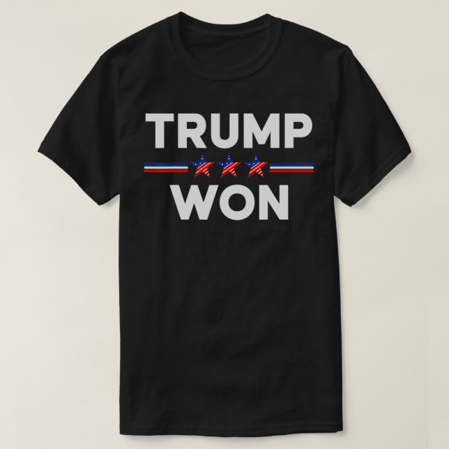 Camiseta Trump ganó el Partido Republicano Conservador Pro  (Diseño del anverso)