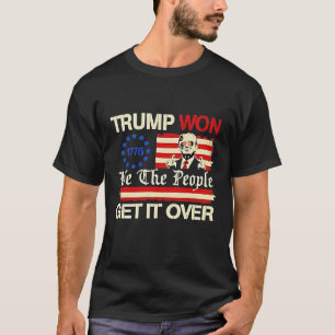 Camiseta Trump ganó nosotros, la gente, recuperamos la inse