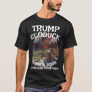 Camiseta Trump Geoduck Eunoco Jesús Barco Hundido Republica