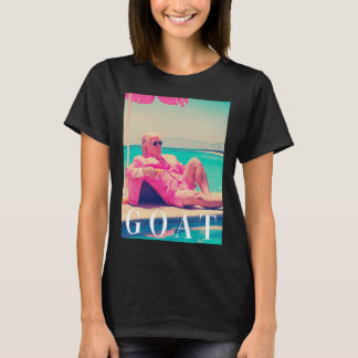Camiseta Trump Goat Summer 2024 Retro Funny Pink Donald Tru