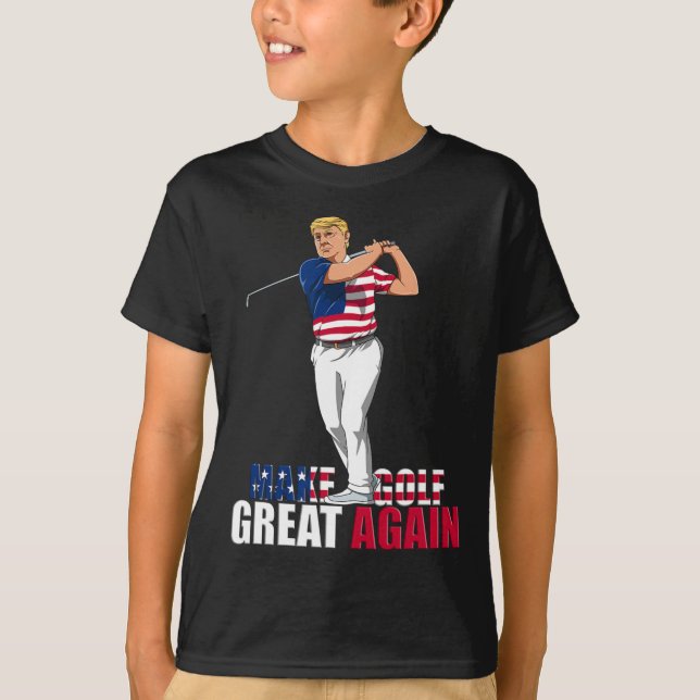 Camiseta Trump - Gracioso regalo de golf (Anverso)