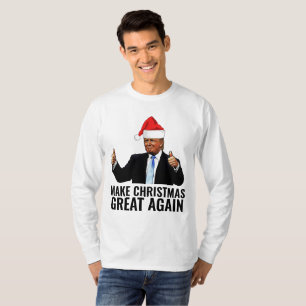 CAMISETA TRUMP HACE GRANDES A LOS NAVIDADES DE NUEVO CAMISE