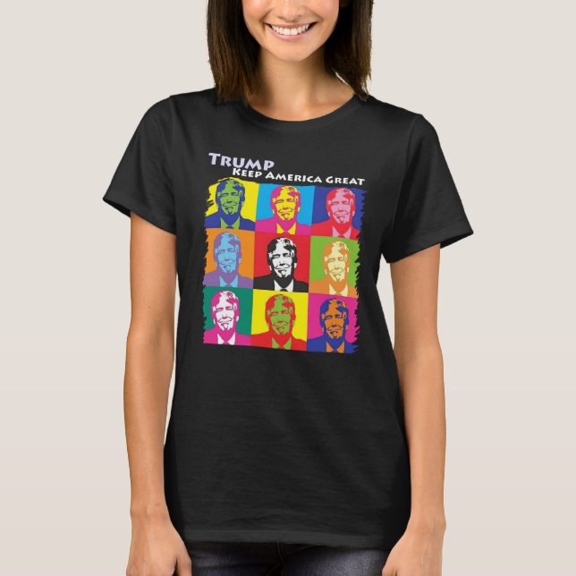 Camiseta Trump hace que Estados Unidos siga siendo un gran  (Anverso)