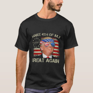Camiseta Trump Haga De Nuevo El 4 De Julio Grande 47º Presi