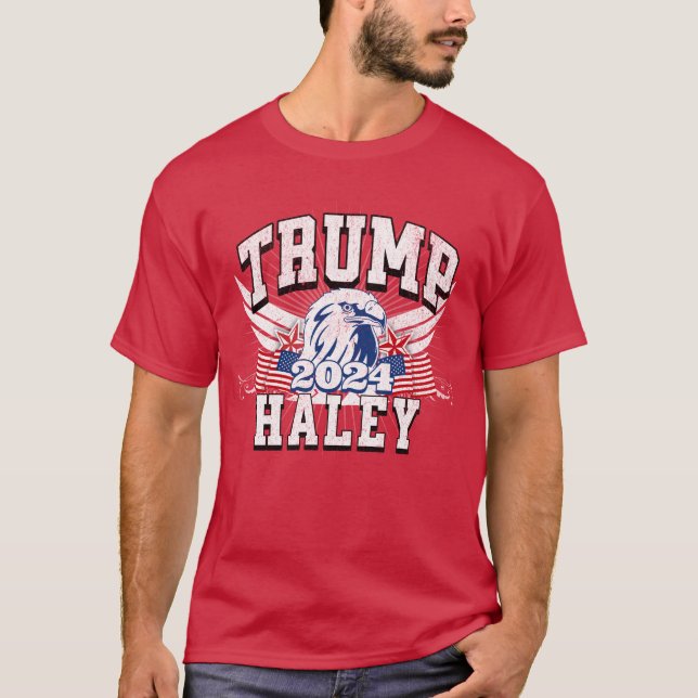 Camiseta Trump Haley 2024 (Anverso)