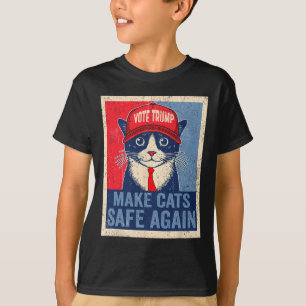 Camiseta Trump Harris vuelve a hacer que el Mascota sea seg