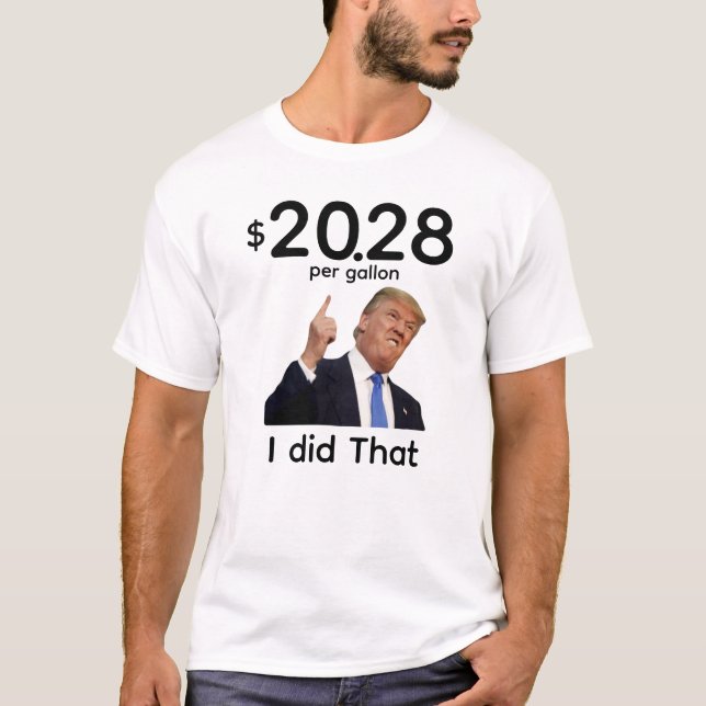 Camiseta Trump I Did That Shirt (Anverso)