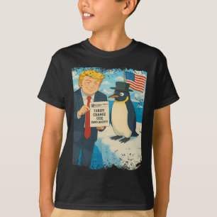 Camiseta Trump impone arancel Pingüino Anime Política Meme 