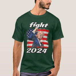 Camiseta Trump indica a los estadounidenses que deben lucha