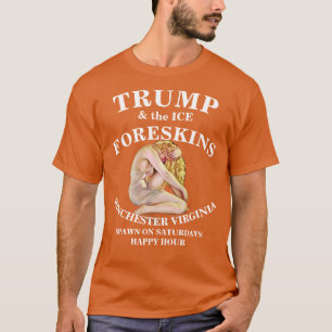 Camiseta Trump indulta a su propio prepucio y saco de bolas