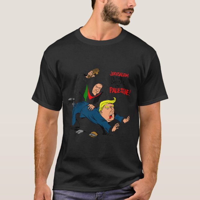 Camiseta Trump Jerusalem Israel Palestine (Anverso)
