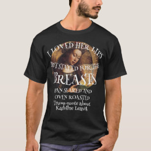 Camiseta Trump Karoline Leavitt Labios Senos Al Horno