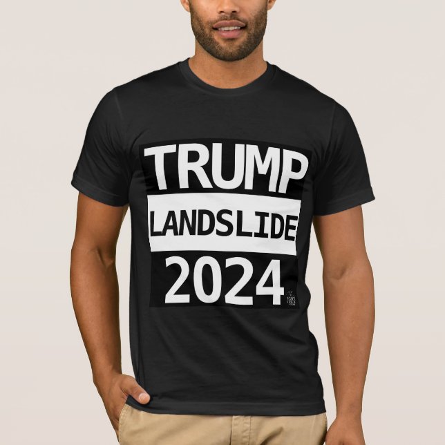 CAMISETA TRUMP LANDSLIDE 2024 T-SHIRT (Anverso)