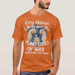 Camiseta Trump lanza la apocalipsis de guerra de las niñas 