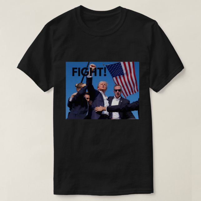 Camiseta Trump lo ama u odia, está haciendo titulares (Diseño del anverso)