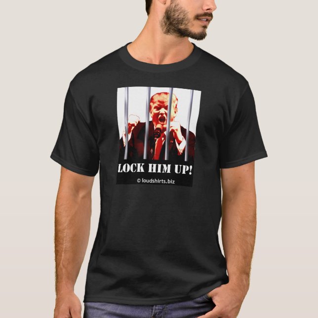 CAMISETA TRUMP-LOCK ÉL PARA ARRIBA (Anverso)