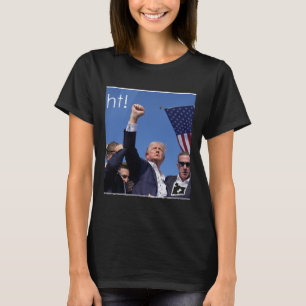 Camiseta Trump lucha contra el tiroteo en Pensilvania activ