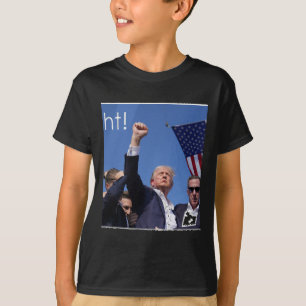 Camiseta Trump lucha contra el tiroteo en Pensilvania activ