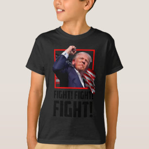 Camiseta Trump lucha contra luchadores partidarios de los n