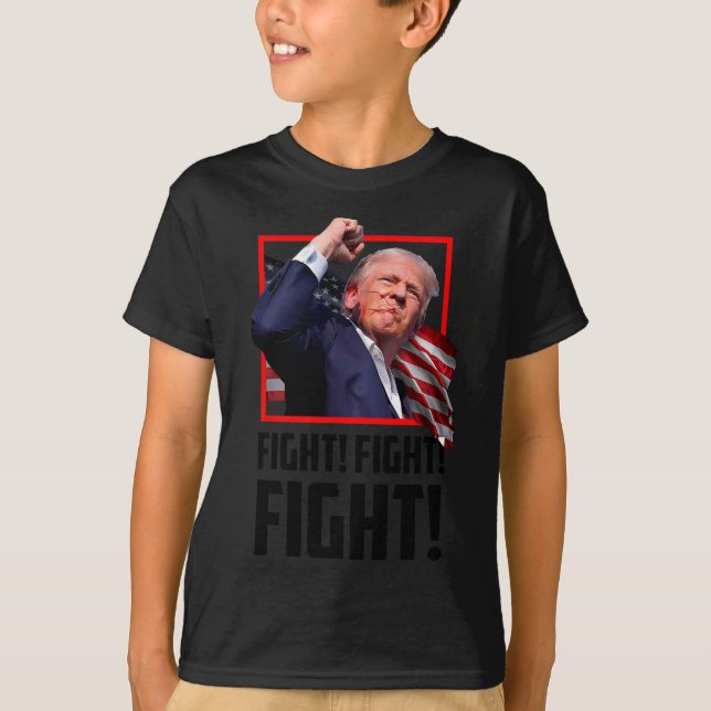 Camiseta Trump lucha contra luchadores partidarios de los n (Anverso)
