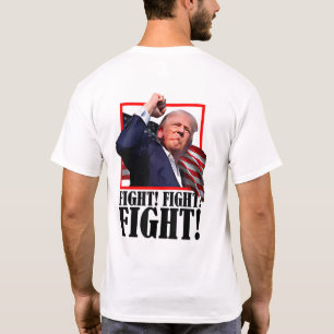 Camiseta Trump LUCHA, LUCHA, LUCHA 2024 Mitin de Pensilvani