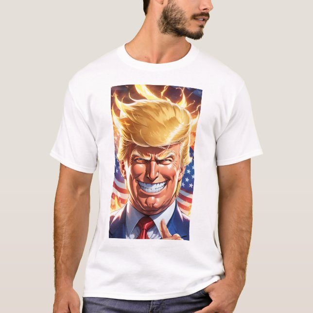 Camiseta Trump MAGA 2024 Recuperar a Estados Unidos (Anverso)