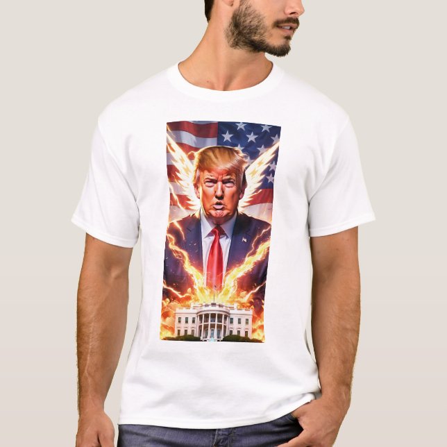 Camiseta Trump MAGA 2024 Save America (Anverso)