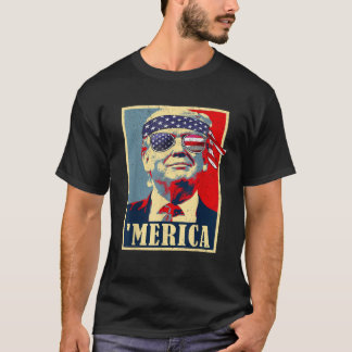 Camiseta Trump Merica 4 De Julio 47 Presidente Estadouniden