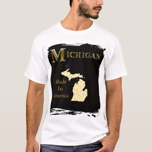 CAMISETA TRUMP  MICHIGAN WATCH (Anverso)