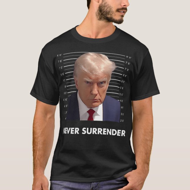 Camiseta Trump muerto de Donald Trump no es culpable de sim (Anverso)