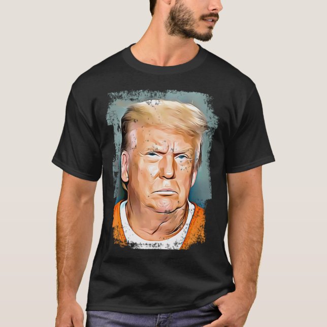 Camiseta Trump Mugshot 2023 (Anverso)
