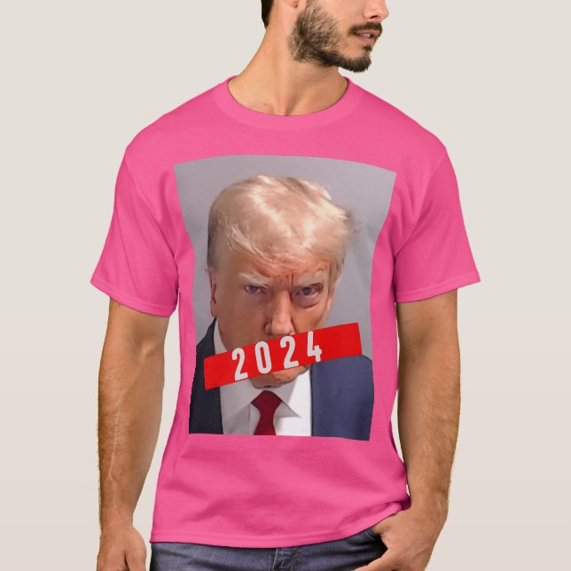 Camiseta Trump Mugshot 2024 (Anverso)