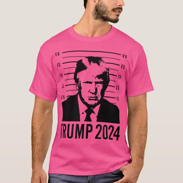 Camiseta Trump Mugshot 2024 President (Anverso)