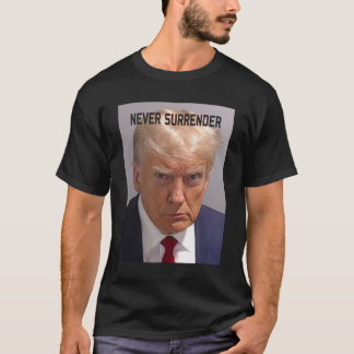 Camiseta Trump Mugshot Donald Trump Mug nunca sobrevivió