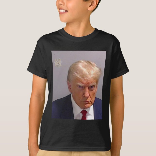 Camiseta Trump Mugshot Tee - Icónico Y Gracioso (Anverso)