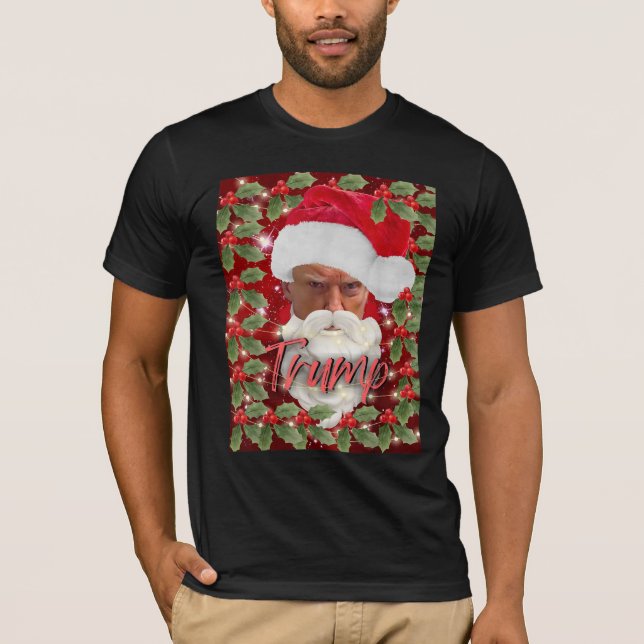 Camiseta Trump Navidades de Santa Claus Feliz Navidad (Anverso)