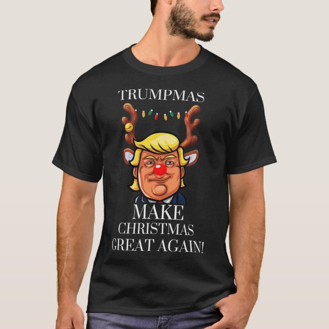 Camiseta Trump Navidades MAGA T-Shirt (Anverso)