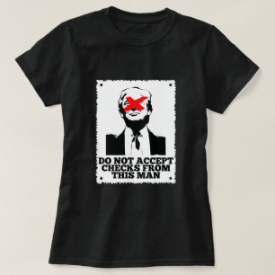 Camiseta Trump no acepta cheques