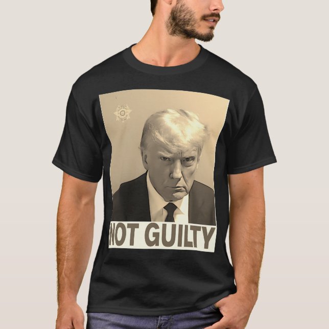 Camiseta Trump no es culpable (Anverso)