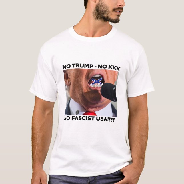 CAMISETA TRUMP "NO FASCIST USA" SHIRT (Anverso)