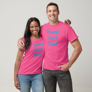 Camiseta Trump no puede leer Hankamer Artjunkhaus Comic Art