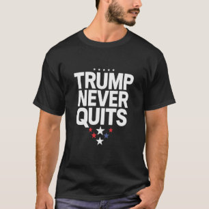 Camiseta Trump Nunca Abandona Voto Patriótico Trump 2024