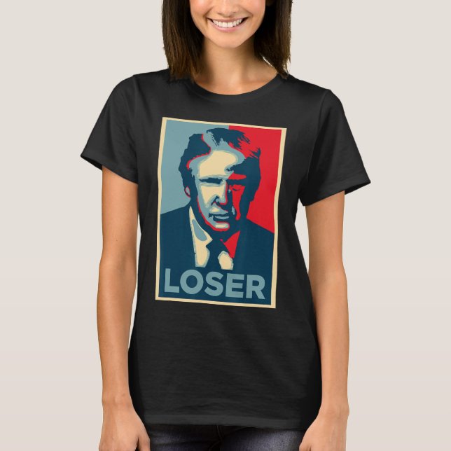 Camiseta Trump Obama espera pérdida Poster (Anverso)