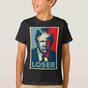 Camiseta Trump Obama espera pérdida Poster