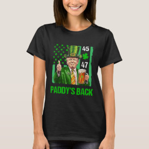 Camiseta Trump Paddys Back 45 47 St Patricks Day Bandera De