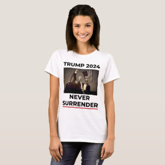 Camiseta Trump para 2024 - Nunca rendirse